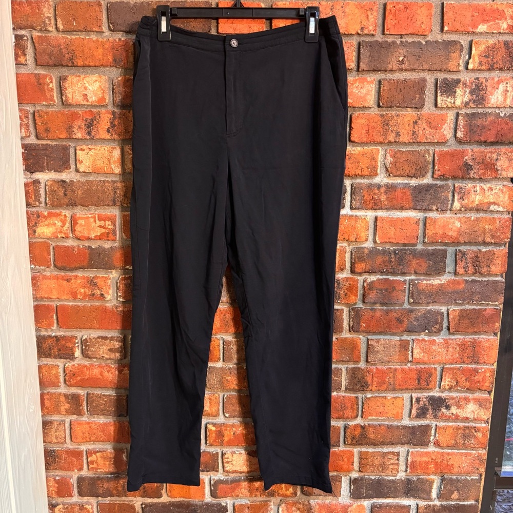 Marine Layer womens ankle trouser pants black XL